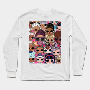 Dolls Glitter Long Sleeve T-Shirt